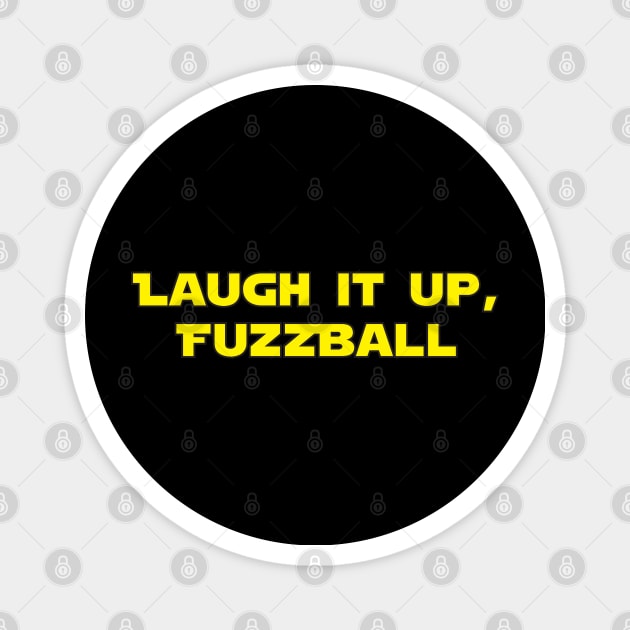 Laugh It Up, Fuzzball Magnet by Brightfeather